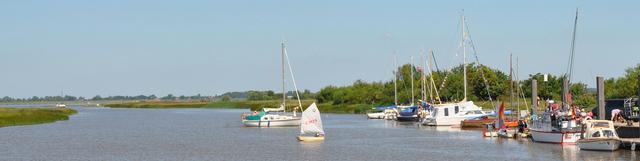 Der Hafen Schülpersiel im Panorama