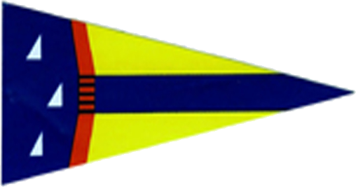 Vereinsstander des Segelvereins Eiderdamm